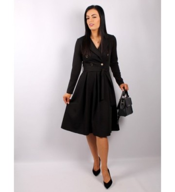 Luźna sukienka z dekoltem "v"