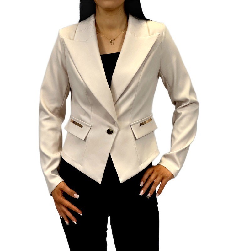 Bluzka z falbaną w trójkąt