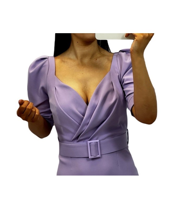 Sukienka mini w groszki