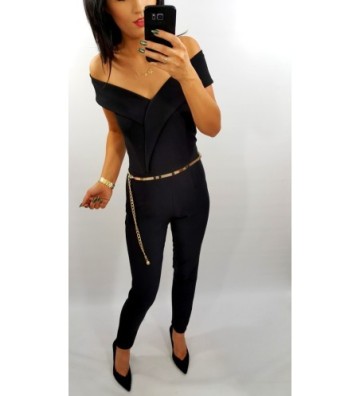 KOMBINEZON Z ODKRYTYMI RAMIONAMI